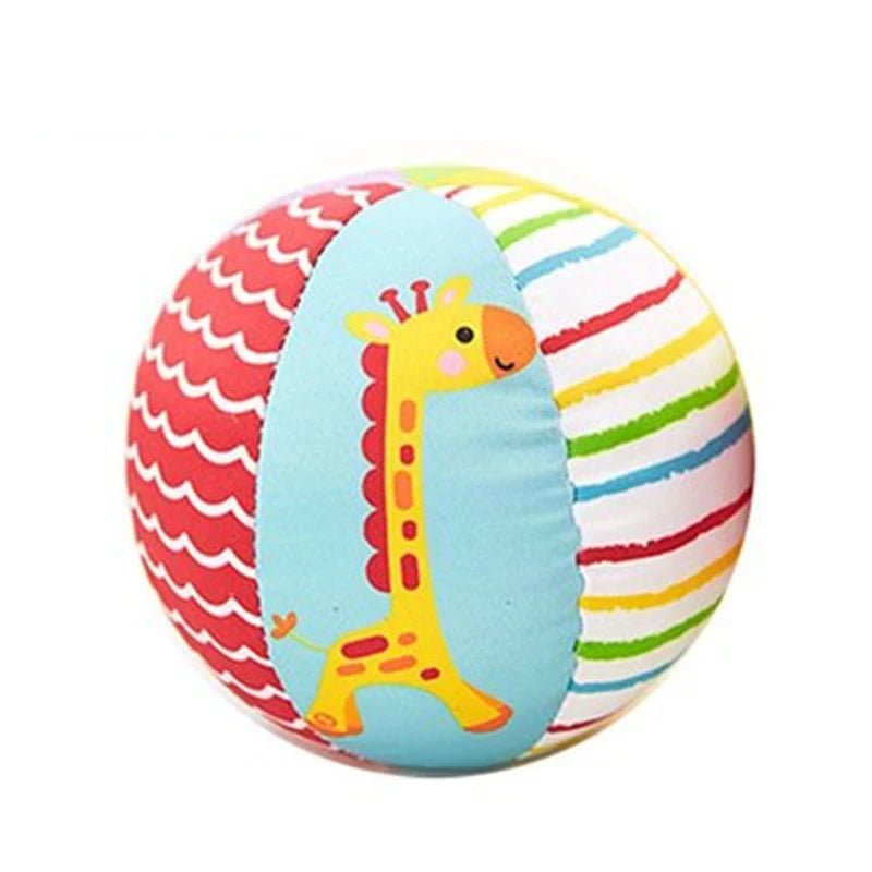 Baby Toys For Children Animal Ball Soft Plush Mobile Toy With Sound Baby Rattle Infant Body Building