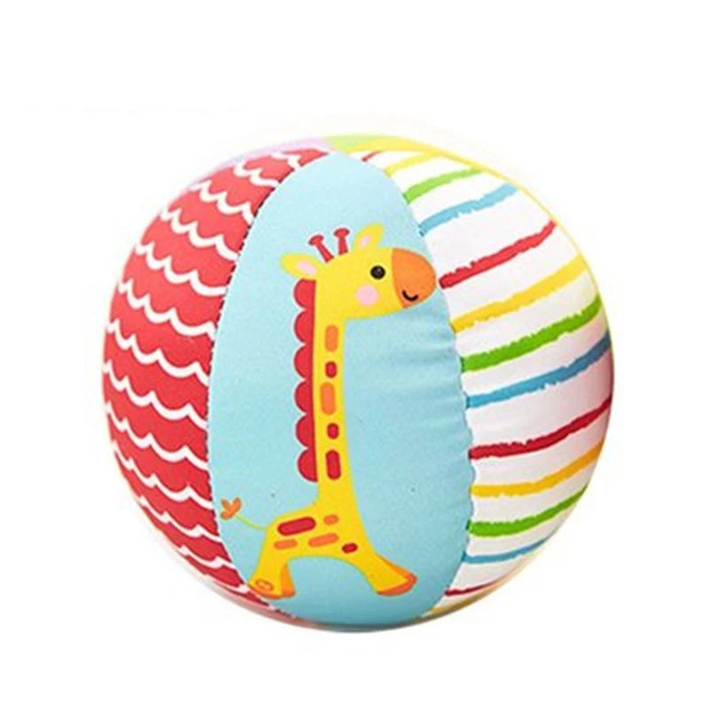 Baby Toys For Children Animal Ball Soft Plush Mobile Toy With Sound Baby Rattle Infant Body Building