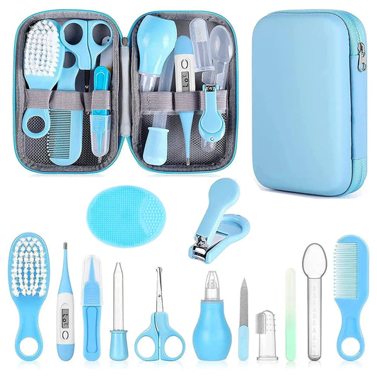 Babycarebyme  beauty set, baby safety care set, hair brush, comb, nail clipper, nasal aspirator, baby essential set, newborn girls