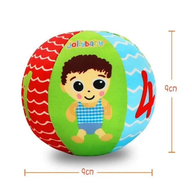 Baby Toys For Children Animal Ball Soft Plush Mobile Toy With Sound Baby Rattle Infant Body Building