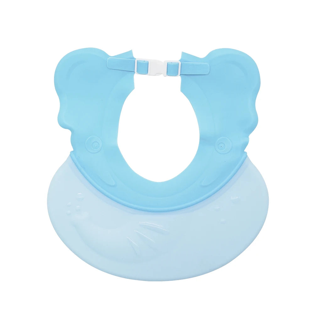babycarebyme Shampoo Cap Adjustable Wash Shower Hat For Newborns Baby Ear Protection Children Bath Visor Head Cover Cute Octopus Shield